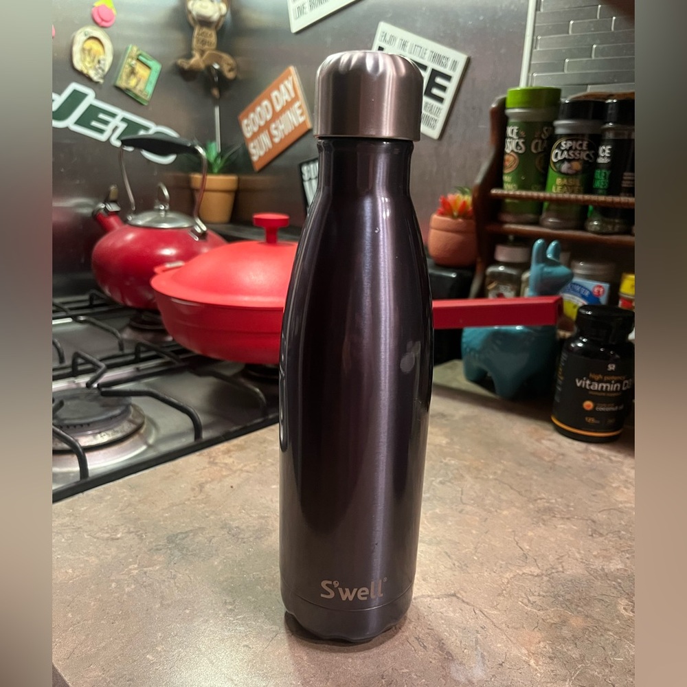 METALLIC GREY SWELL 17oz BOTTLE